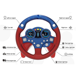 اسباب بازی فرمان ماشین موزیکال با قابلیت اتصال به داشبورد Car Steering Wheels_اسباب بازی